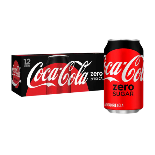 Coca-Cola Zero Coke Cans 12fl oz 12pk