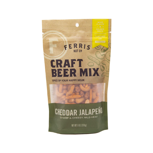 Ferris Nut Co. Craft Beer Mix Cheddar Jalapeno 6oz