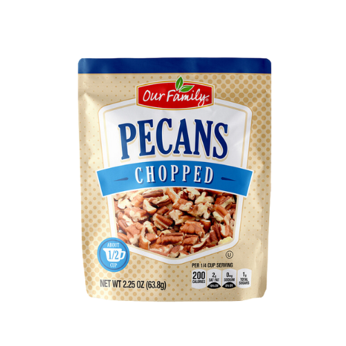 Our Family Baking Pecans Chopped Nuts 2.25oz