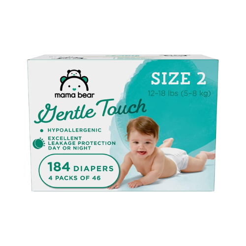 Mama Bear Gentle Touch Diapers  Size 2 184 Ct