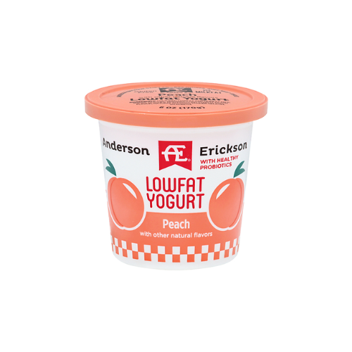 AE Lowfat Yogurt Peach 6oz