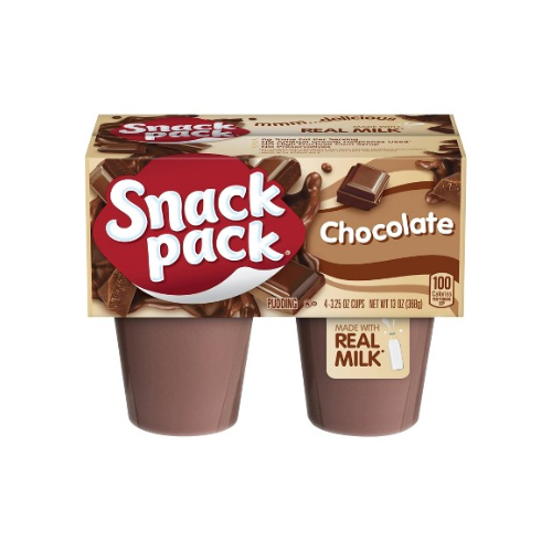 Snack Pack Chocolate Pudding Cups 4pk