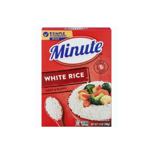 Minute Light & Fluffy White Rice 14oz