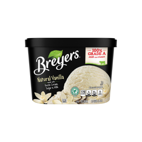 Breyers Natural Vanilla Ice Cream 1.5qt