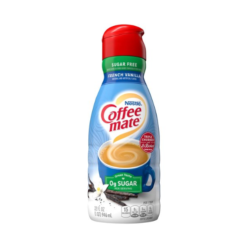 Nestle Coffee Mate Sugar Free French Vanilla Creamer 32oz