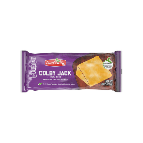 Our Family Colby Jack Cheese Block 8oz