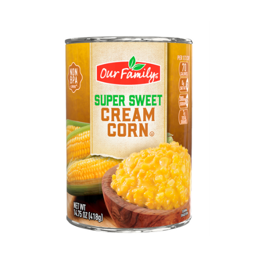 Our Family Super Sweet Cream Corn 14.75oz