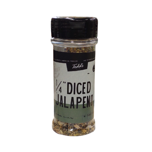 Todd's Premium Foods 1/4" Diced Jalapeno 1oz