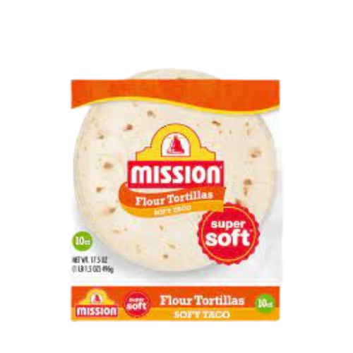 Mission Super Soft Taco Flour Tortillas 10ct