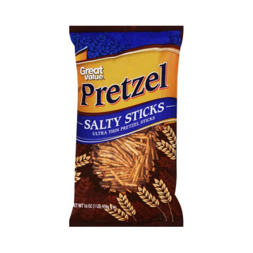 Great Value Ultra Thin Pretzel Salty Sticks 16oz