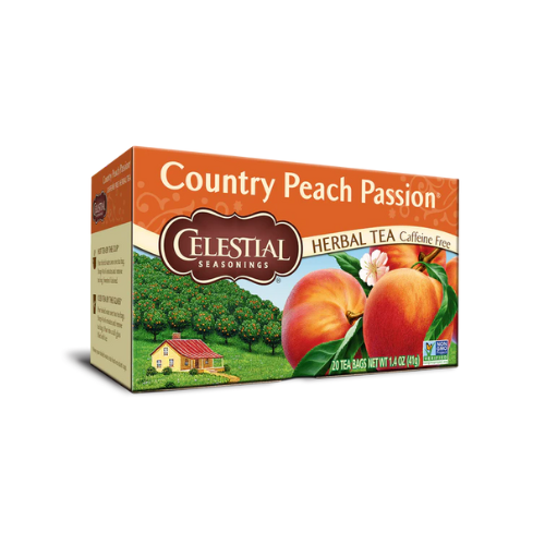 Celestial Seasonings Country Peach Passion Herbal Tea Bags 20pk