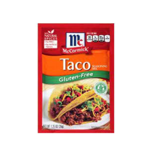 McCormick Gluten Free Taco Seasoning Mix 1.25oz