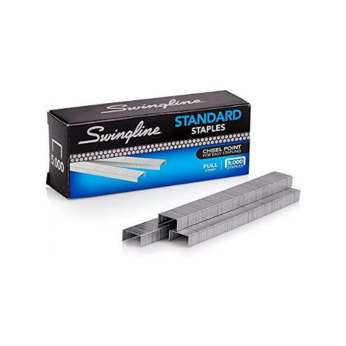 Swingline Standard Staples 1/4" Length 5000/Box