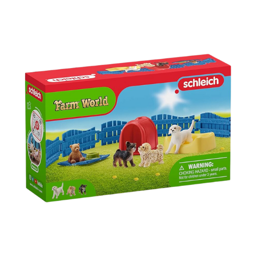 Schleich Puppy Pen