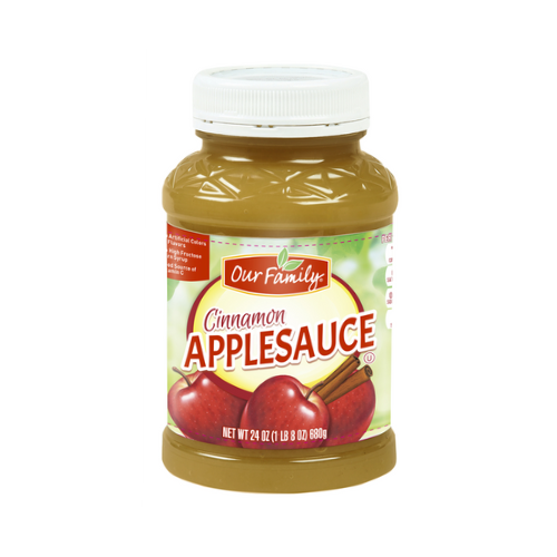 Our Family Cinnamon Applesauce 24oz