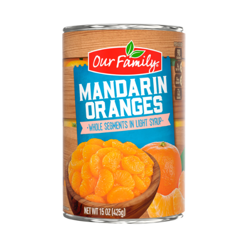 Our Family Fruit Mandarin Oranges 15oz Can