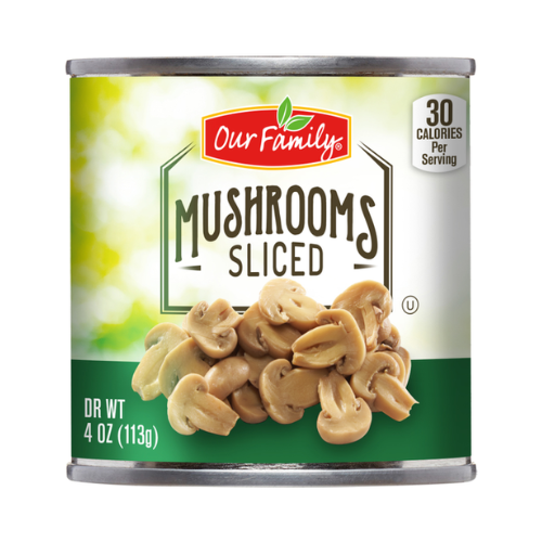 Our Family Sliced Mushrooms