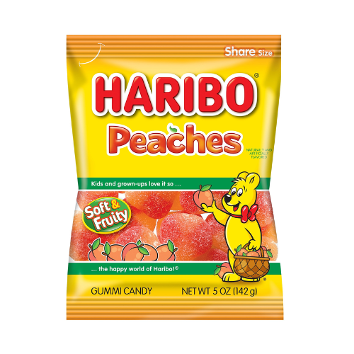 Haribo Candy Peaches 5oz