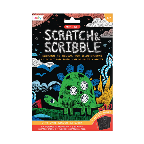 Ooly Scratch & Scribble Dino Days Mini Kit