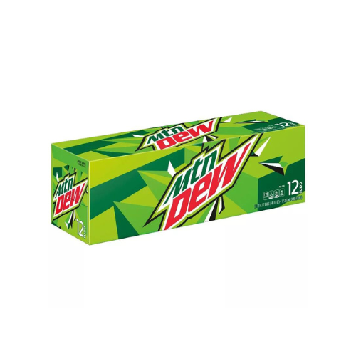 Mountain Dew Soda Cans 12fl oz x 12pk