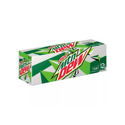 Mountain Dew Diet Soda Cans 12fl oz x 12pk