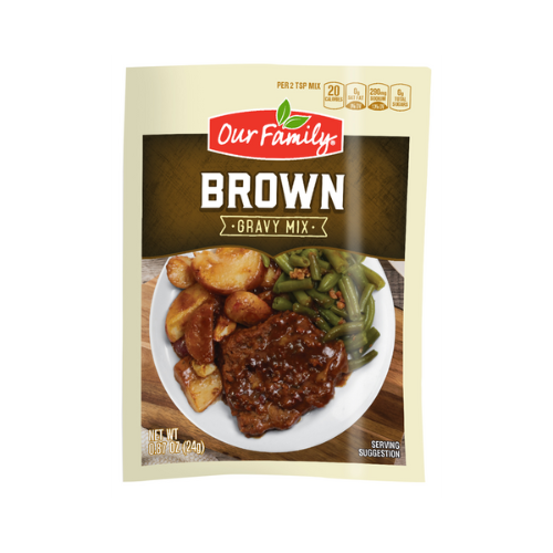 Our Family Brown Gravy Mix .87oz