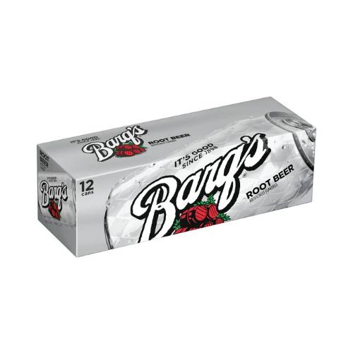 Barq's Root Beer Soda Cans 12fl oz x 12pk