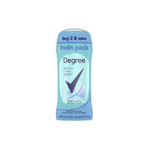 Degree Dry Protection Shower Clean Invisible Solid Antiperspirant Deodorant 2.6oz 2pk