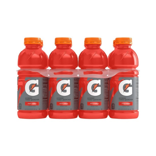 Gatorade Fruit Punch Bottles 20fl oz x 8pk