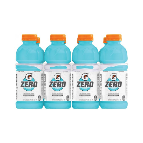 Gatorade Zero Glacier Freeze Bottles 20fl oz x 8pk