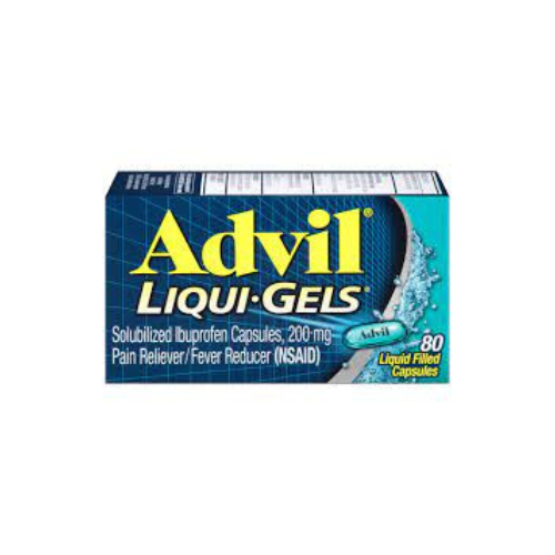 Advil Liqui-Gels 200 mg Pain Reliever/Fever Reducer (NSAID) 80ct