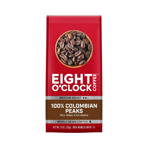 Eight O'Clock Medium Roast 100% Columbian Whole Bean Coffee 11oz