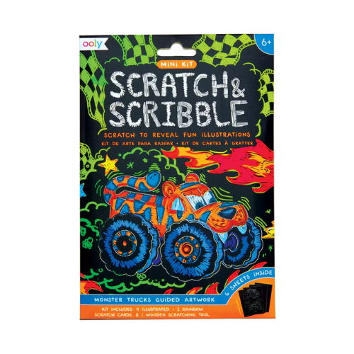 Ooly Scratch & Scribble Monster Mini Kit