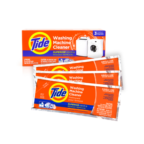 Tide Washing Machine Cleaner, 3 pouches