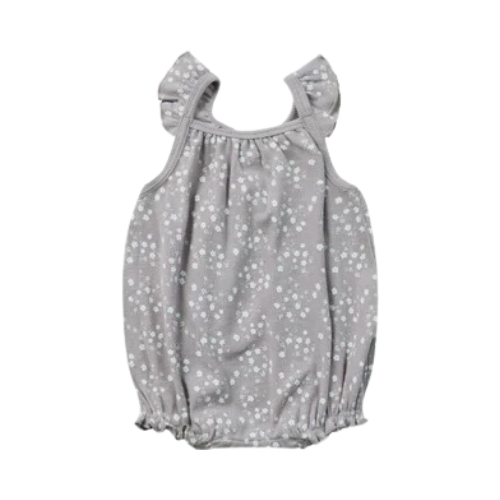 Quincy Mae Ribbed Ruffle Romper 12-18M