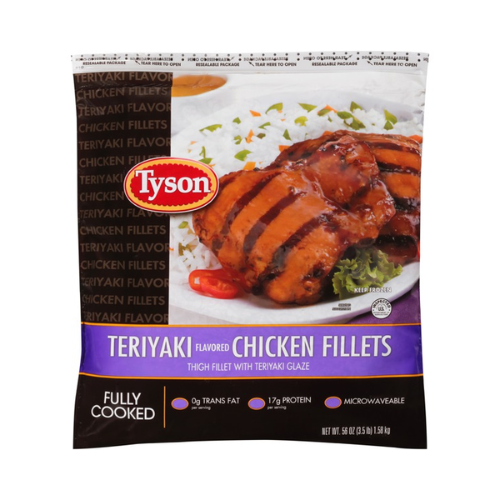 Tyson Sweet Teriyaki Chicken Fillets 3.5lb