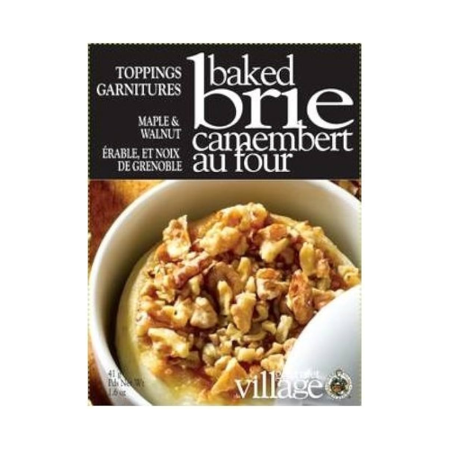 Gourmet du Village Brie Topping Maple Walnut Mix