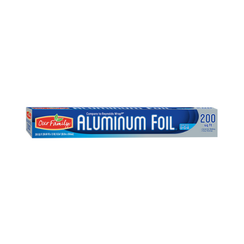 Our Family Wrap Aluminum Foil 200ft