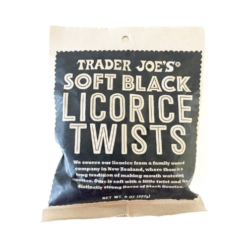 Black Soft Licorice Twists 8oz