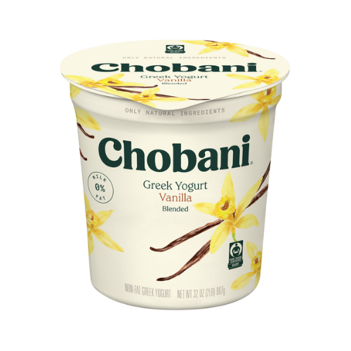 Chobani Non-Fat Vanilla Greek Yogurt 32oz