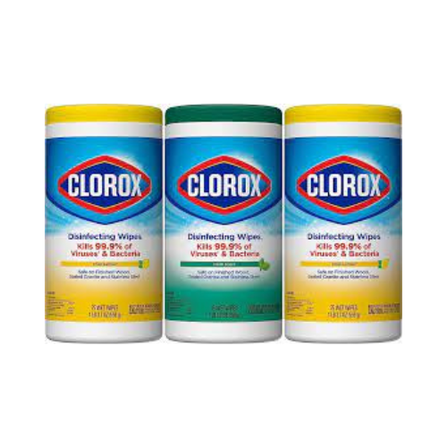 Clorox Lemon/Fresh Scent Disinfecting Wipes 75ct 3pk