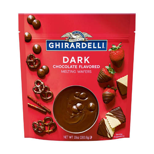 Ghirardelli Dark Chocolate Flavored Melting Wafers 10oz