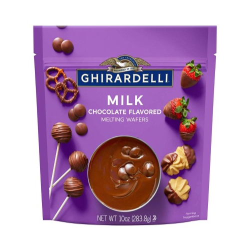 Ghirardelli Milk Chocolate Flavored Melting Wafers 10oz