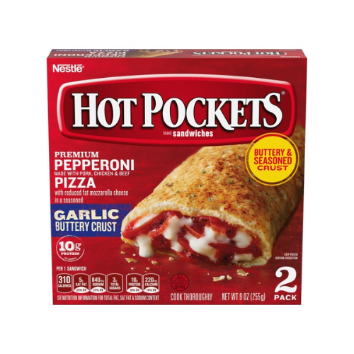 Hot Pockets Premium Pepperoni Pizza 2 Ct