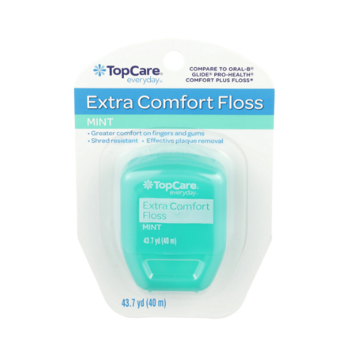 Topcare Extra Comfort Dental Floss Mint 1ct