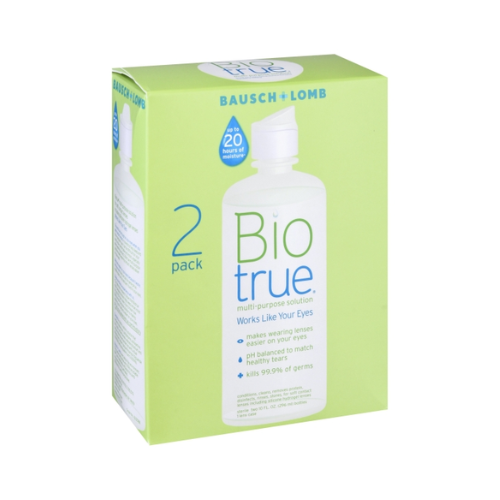 Bausch & Lomb Bio True Multi-Purpose Contact Solution Twin Pack 20 oz