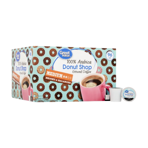 Great Value Donut Shop Coffee K-Cups 96ct