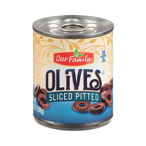 Our Family Olives Ripe, Sliced 3.8oz