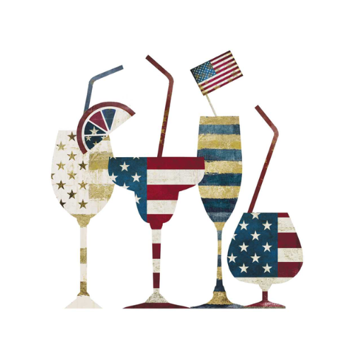 PPD Drink Up, America! Beverage Napkins 20ct