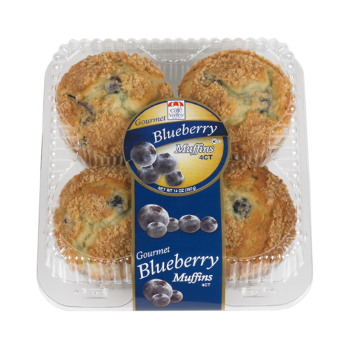 Cafe Valley Gourmet Blueberry Streusel Muffin 14oz